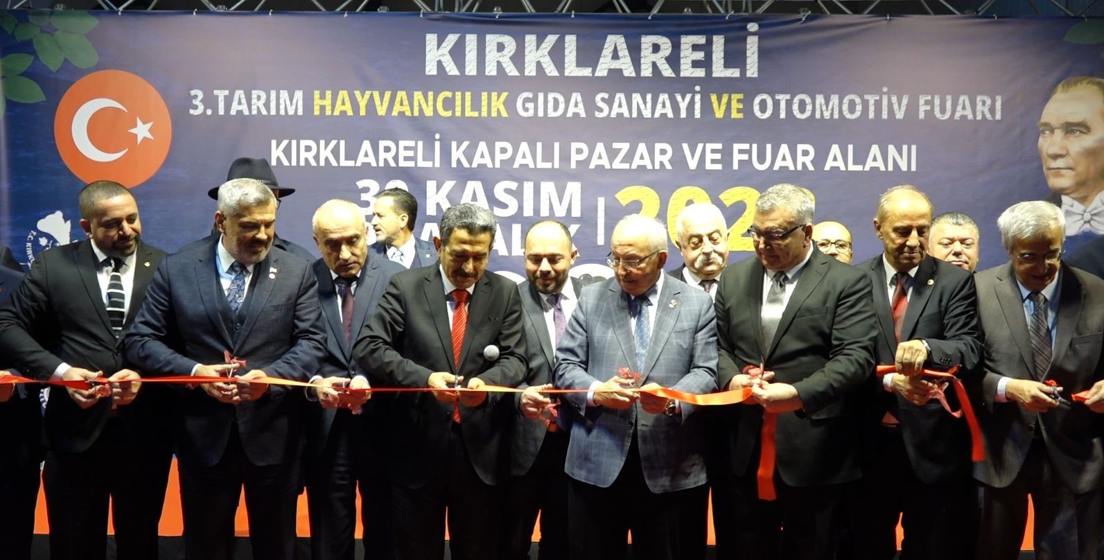 Kırklareli’nde "3. Tarım, Hayvancılık, Gıda, Sanayi ve Otomotiv Fuarı" açıldı