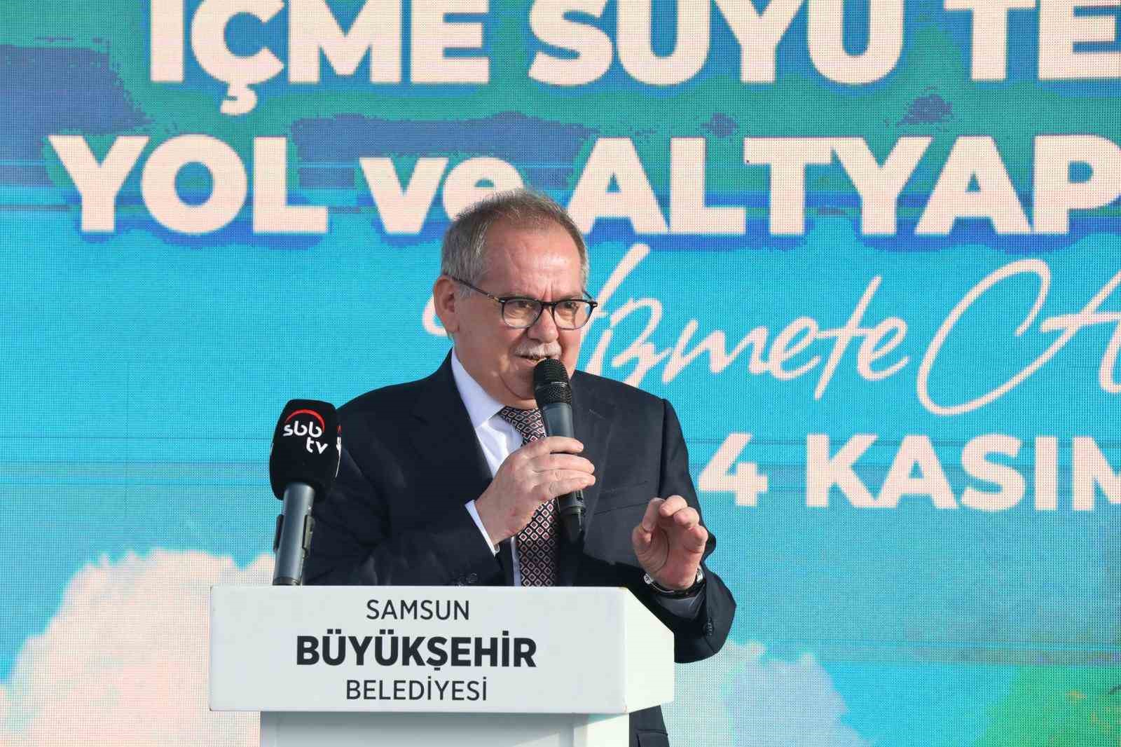 Samsun’da içme suyu ve altyapı yatırımlarına görkemli açılış: 400 bin kişi suya kavuştu