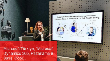 Microsoft Türkiye, “Microsoft Dynamics 365, Pazarlama & Satış, Copilot ile Etkin Müşteri Yönetimi” etkinliğinde pazarlama odaklı iş uygulamalarını tanıttı