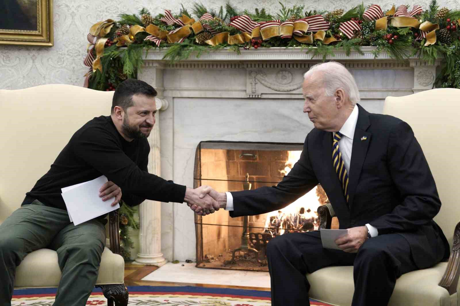 Biden ve Zelenskiy, Beyaz Saray’da bir araya geldi