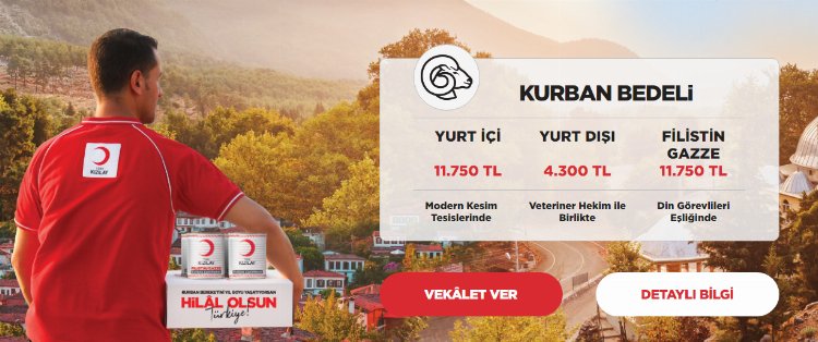 Türk Kızılayı'nın kurban vekalet fiyatları belli oldu