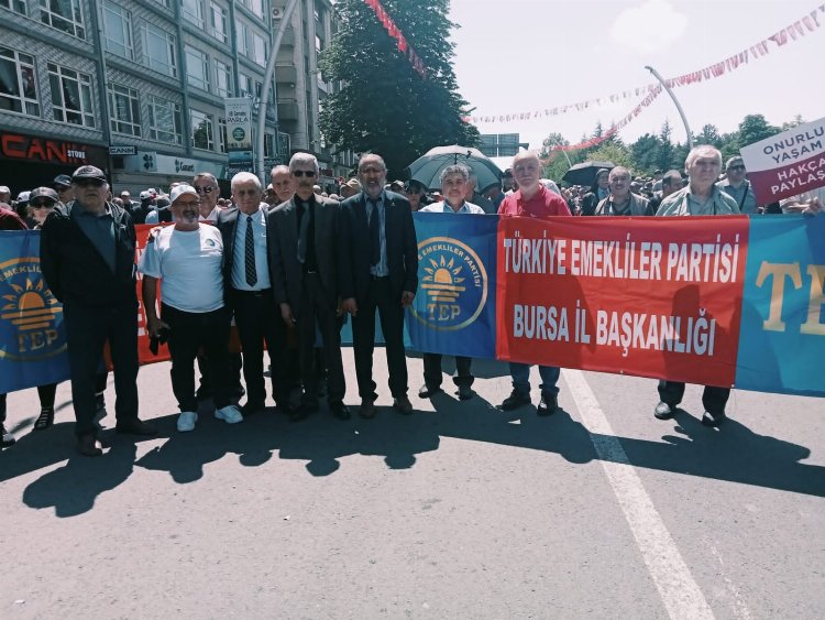 TEP’ten, Büyük Emekliler Mitingi’nde hükümete çağrı